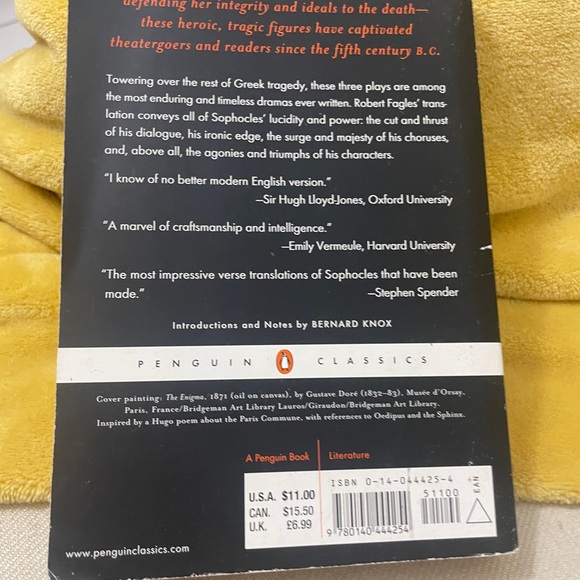 💥 The Three Theban Plays Antigone, Oedipus the King, Oedipus at Colonus - Picture 2 of 3